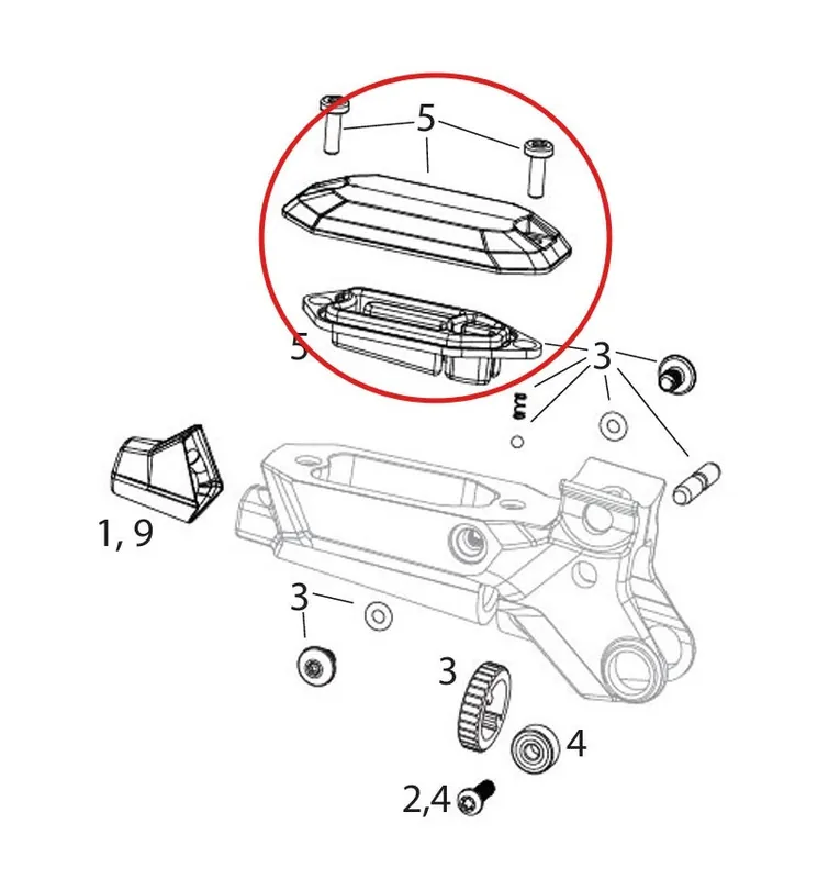 Kit funda palanca freno SRAM MAVEN Ultimate/Plata/Bronce