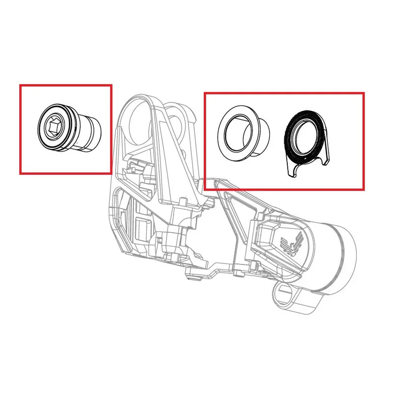 SRAM X0 T-TYPE EAGLE AXS Juego de tornillos de montaje del desviador
