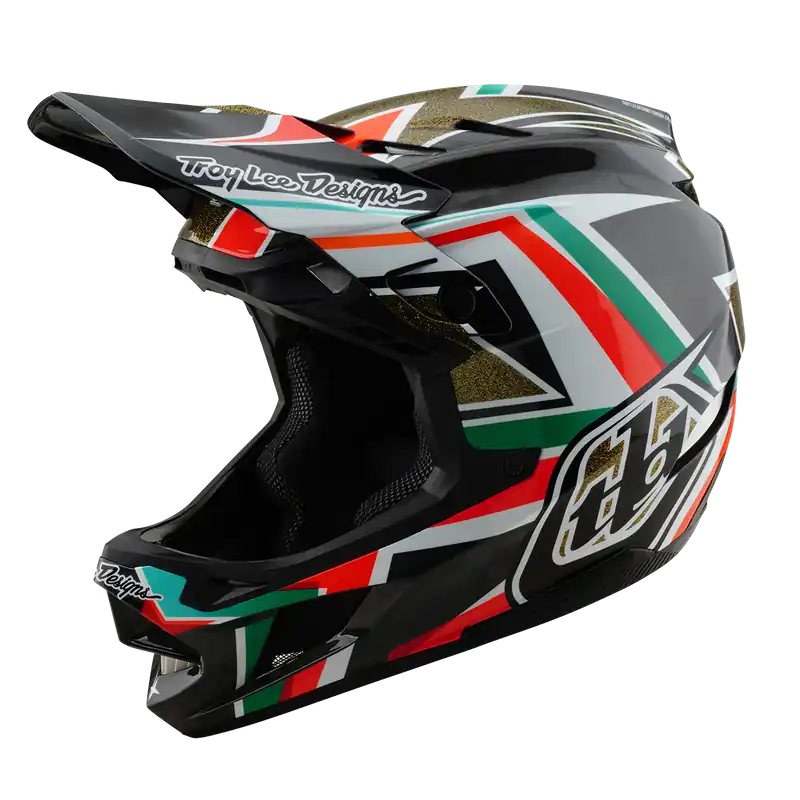 Casco MTB TROY LEE DESIGNS D4 CARBON MIPS Montura Negro/Oro