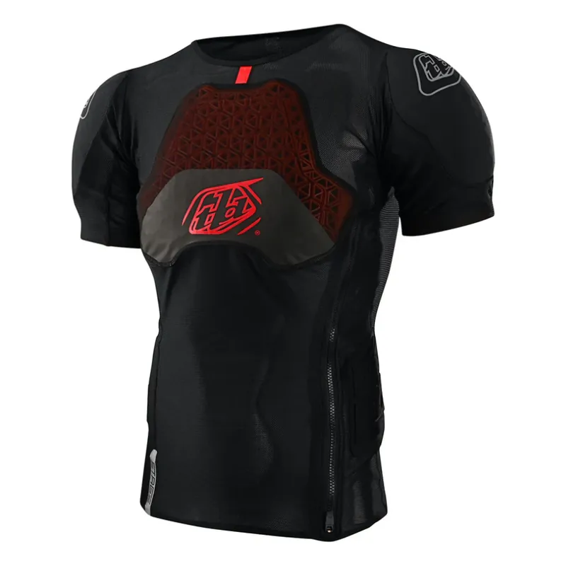 TROY LEE DESIGNS STAGE GHOST Camiseta D3O Protection Manga Corta Negra