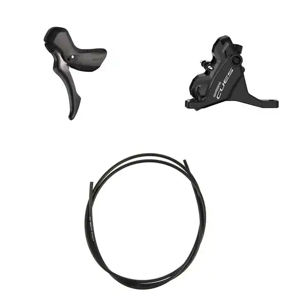SHIMANO CUES U6030 Mono Flatmount Discless Palanca izquierda y pinza delantera