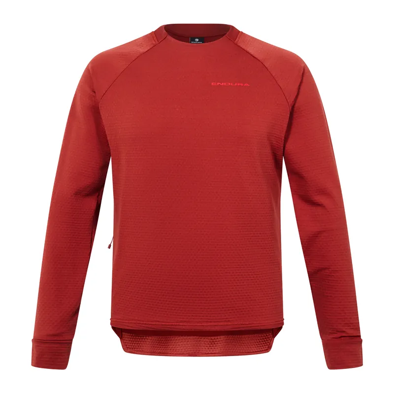 Maillot manga larga ENDURA SINGLETRACK FLEECE Ladrillo