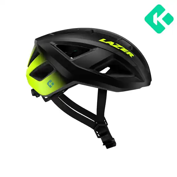 Casco de carretera LAZER TONIC KINETICORE Negro/Amarillo