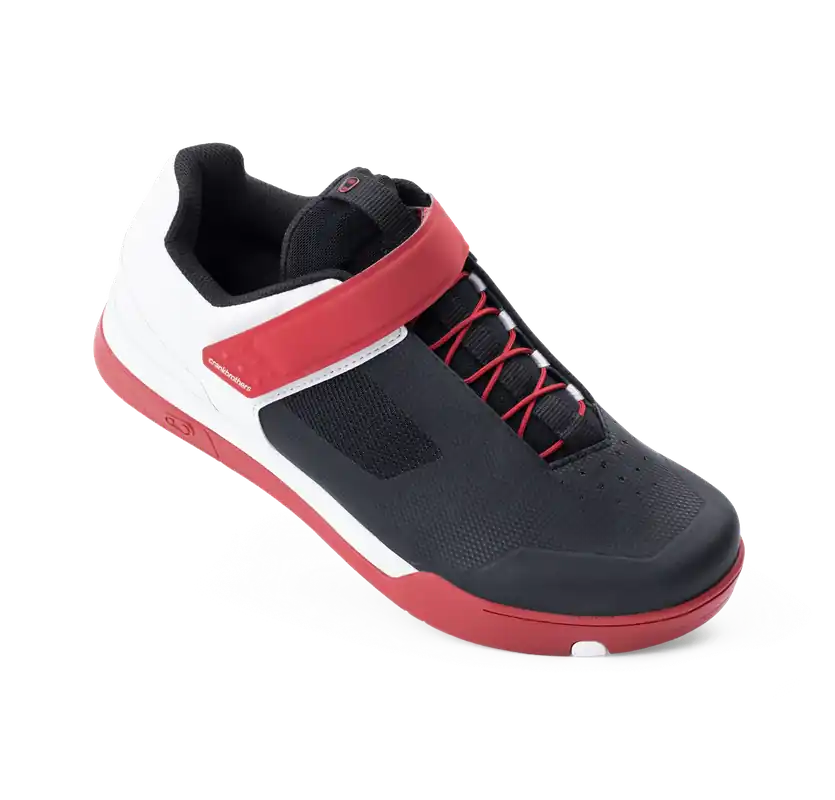 Zapatillas MTB CRANKBROTHERS MALLET SPEED LACE CLIP CLASSICS EDITION Negro/Rojo