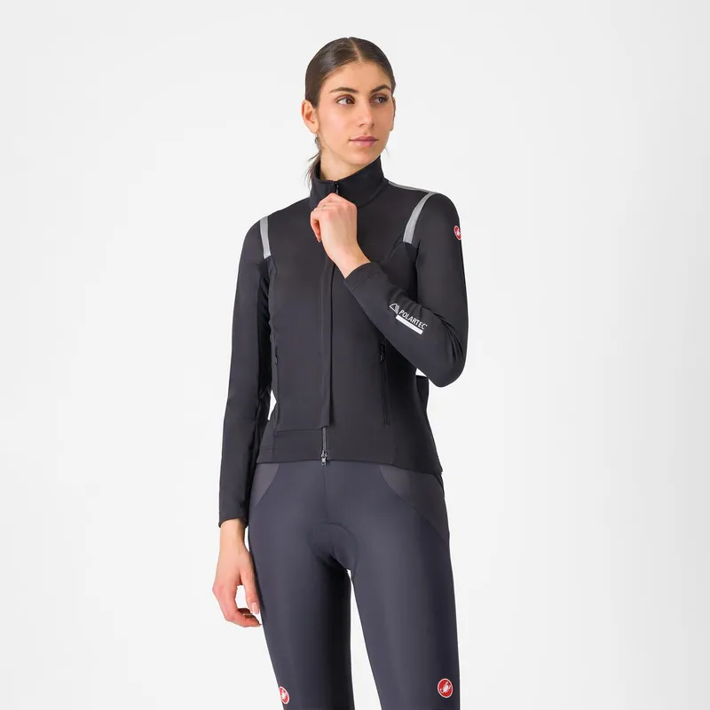 CASTELLI PERFETTO RoS 3 Chaqueta Mujer Negro/Reflejo Noir