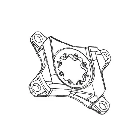 SRAM FORCE/RED 4 radios 107mm plato estrella