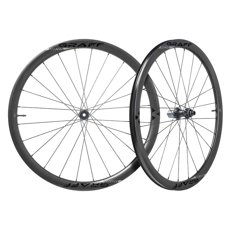 Par de ruedas MICHE CARBO GRAFF EVO DISC Tubeless Ready (Center Lock)