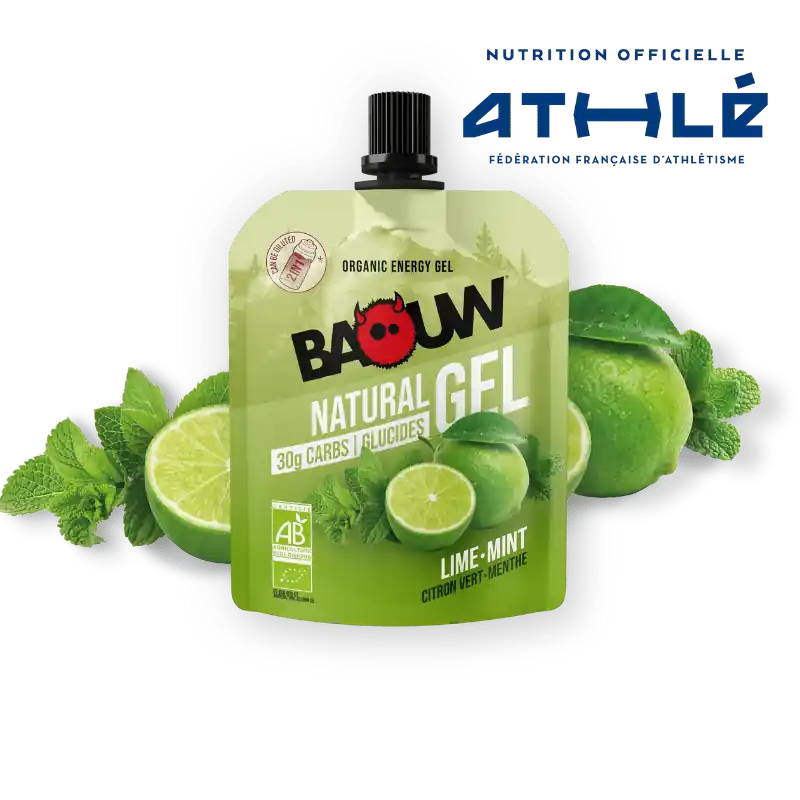 BAOUW Gel Energizante Lima/Menta Bio (85g)