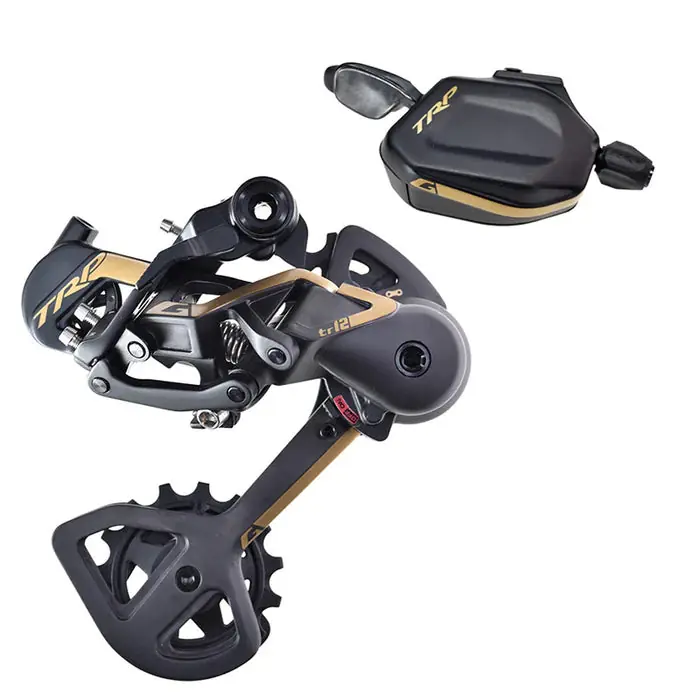 TRP DH12 12V Negro/Dorado Kit de cambio y desviador