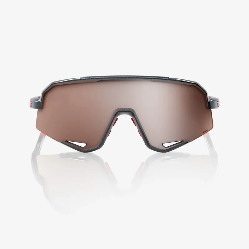 Gafas 100% SLENDALE Negro Carbono Hiper Espejo Plata