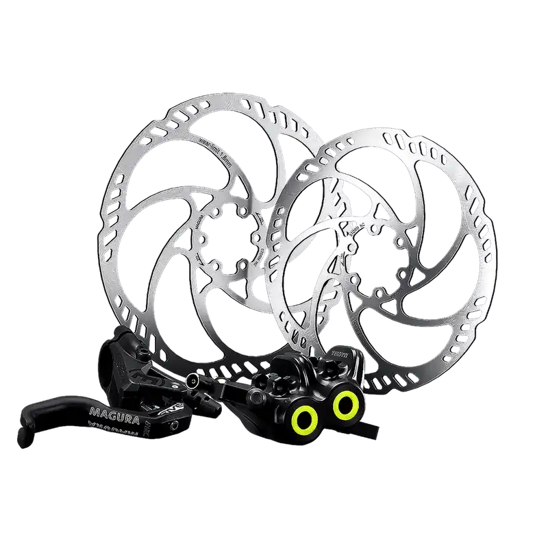 Par de Frenos MAGURA MT5 PRO con Discos Storm HC 203/180mm