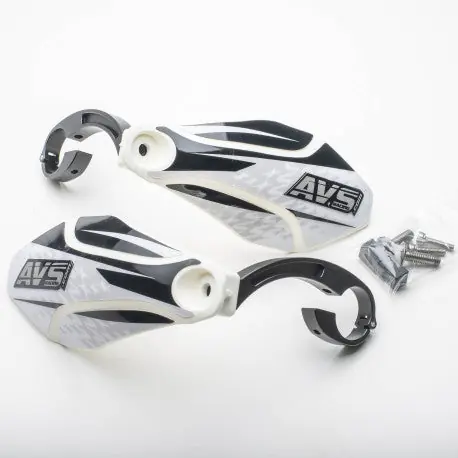 AVS KIT DECO Guardamanos Alu Blanco/Negro