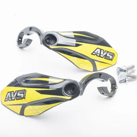 AVS KIT DECO Guardamanos Alu Tab Negro/Amarillo