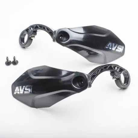AVS BASIC Guardamanos Pestaña Plástico Negro