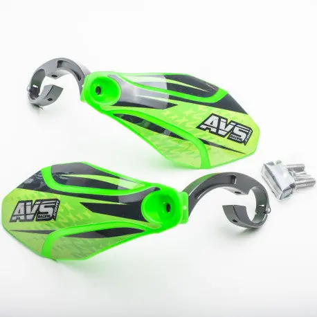 AVS KIT DECO Guardamanos Alu Leg Verde/Negro