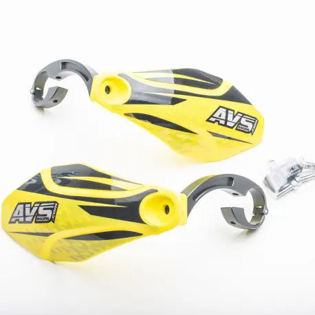 AVS KIT DECO Guardamanos Alu Leg Amarillo/Negro