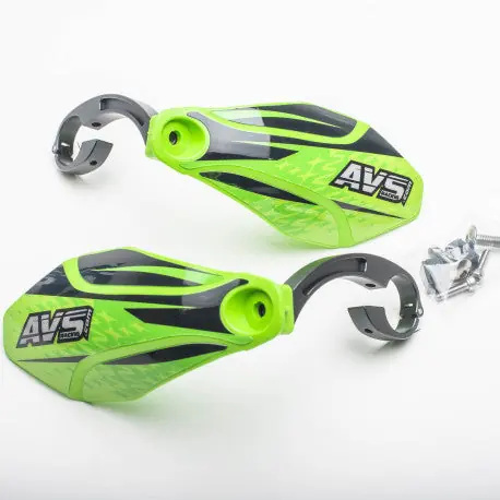 AVS KIT DECO Guardamanos de aluminio Verde claro/negro