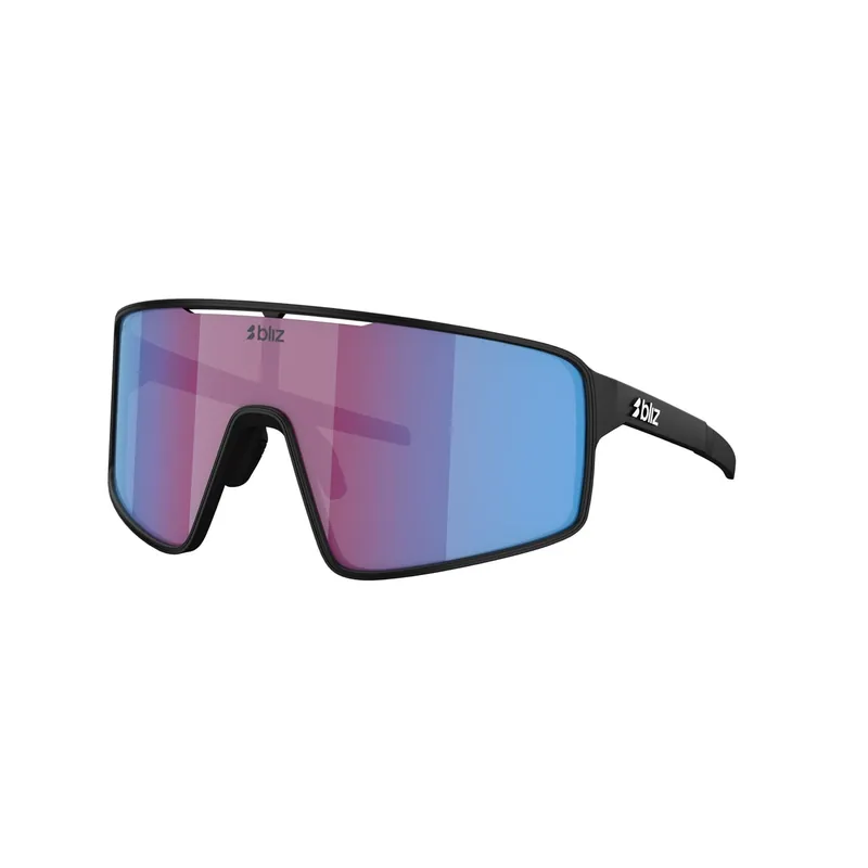BLIZ P001 Gafas Negro Mate Rosa Violeta Iridium Pantalla Azul