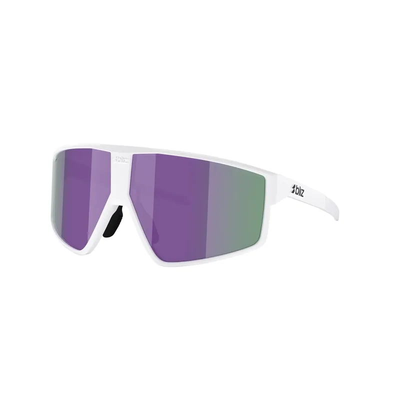 BLIZ P002 S Blanco Mate Montura Marrón Violeta Multicolor Gafas