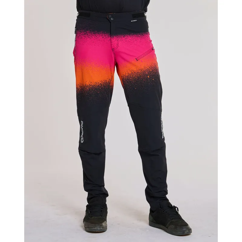 Pantalón DHARCO GRAVITY BLACK SNAKE Negro/Naranja