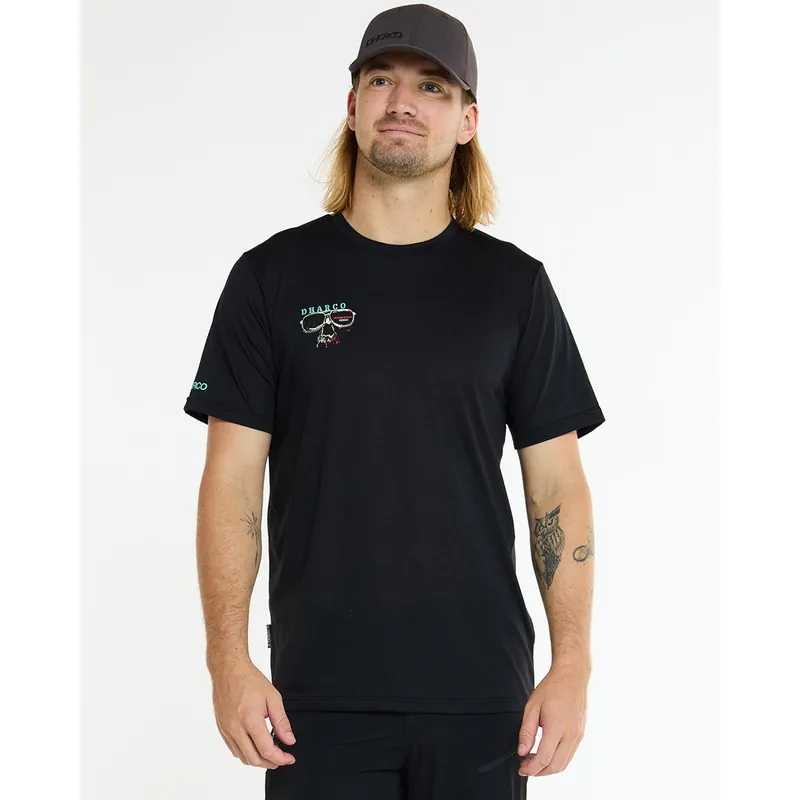 DHARCO TECH TEE EDDIE Jersey Manga Corta Negro