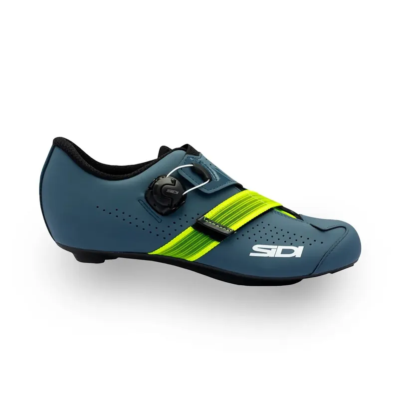 Zapatillas de carretera SIDI PRIMA Azul/Amarillo