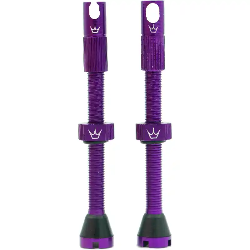 PEATY'S x Chris King MK2 Presta 80 mm Válvulas Tubeless (x2) Violeta