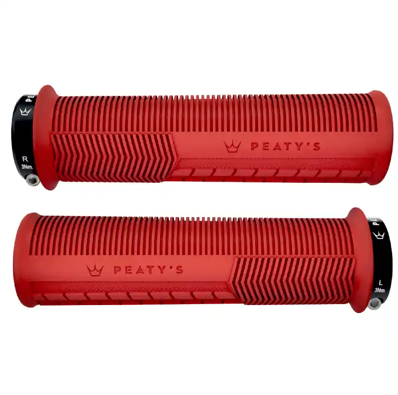 PEATY'S MONARCH MUSHROOM Grips Rojo