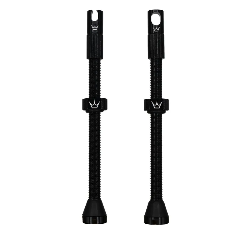 PEATY'S x Chris King MK2 Presta 80 mm Válvulas Tubeless (x2) Negro