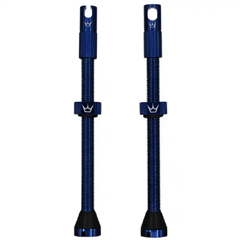 PEATY'S x Chris King MK2 Presta 80 mm Válvulas Tubeless (x2) Azul