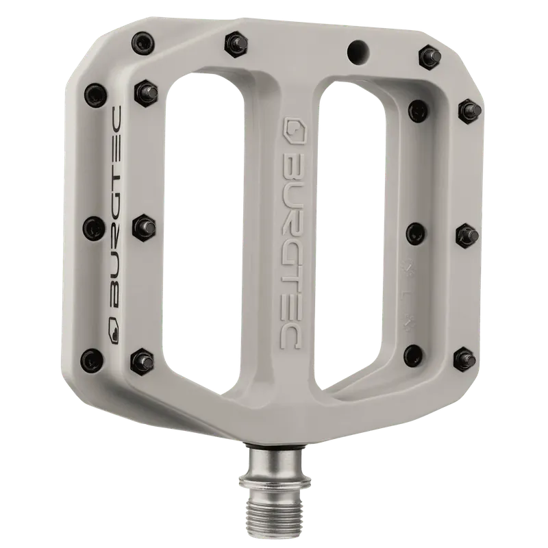 Pedales planos BURGTEC MK4 Composite Nase Grey