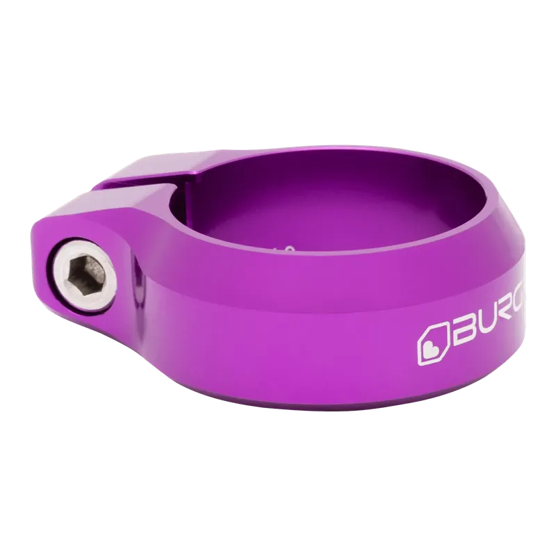 BURGTEC Abrazadera de Sillín Violeta