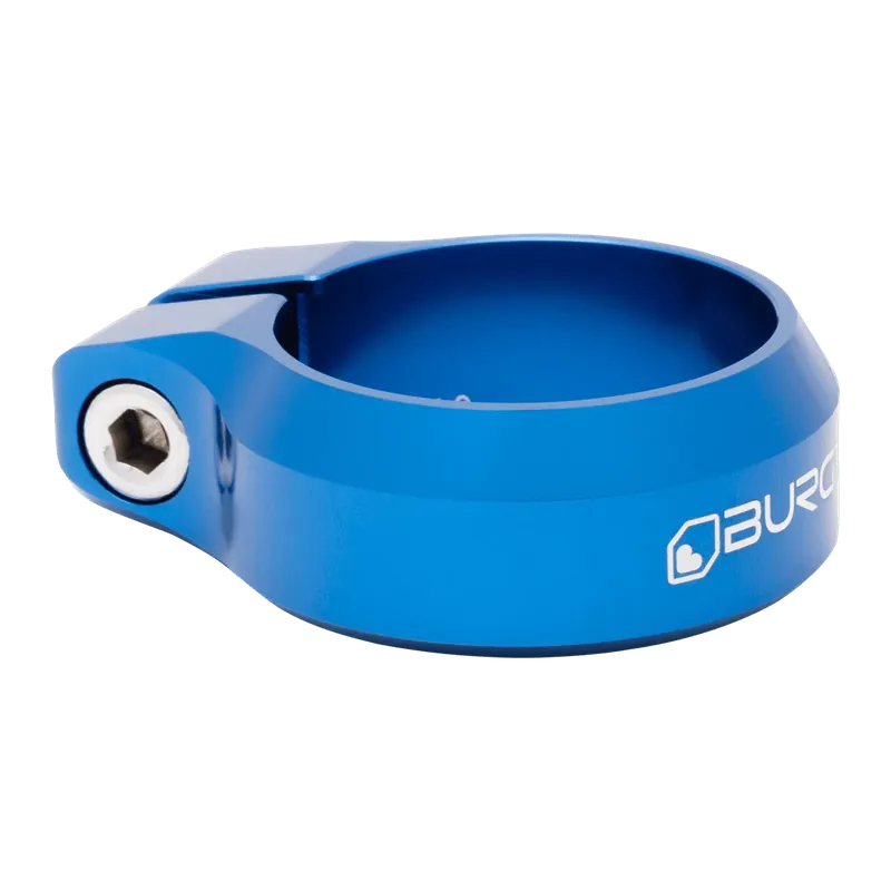 BURGTEC Abrazadera de Sillín Azul