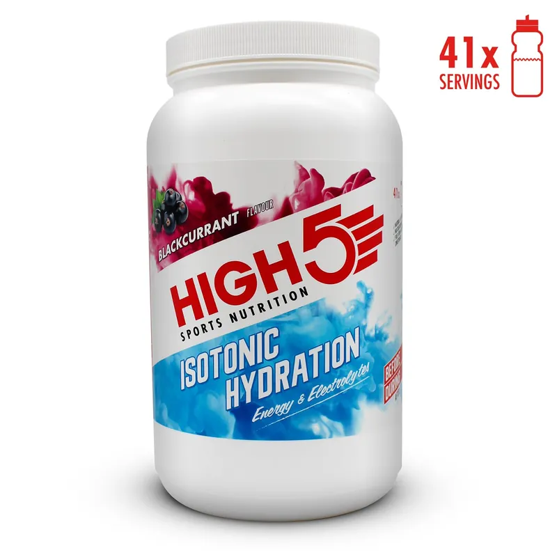 Bebida energética High5 ISOTONIC (1,23kg) Grosella negra