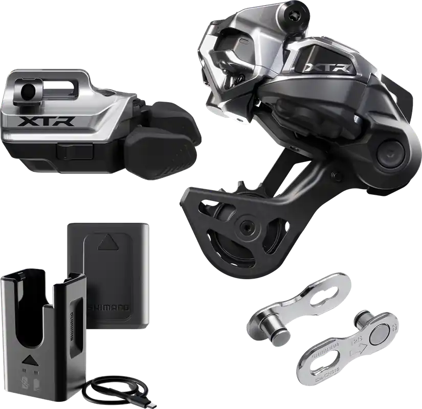 SHIMANO XTR Di2 Inalámbrico M9250-GS Kit de mejora de montaje de palanca de jaula media