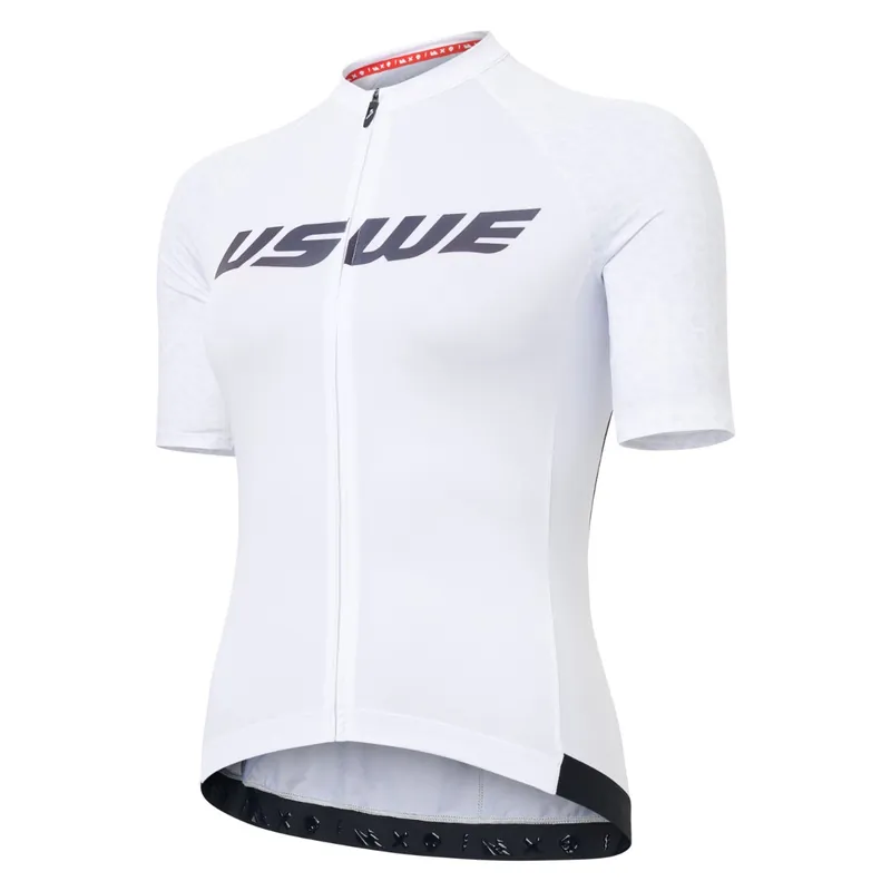 Maillot de manga corta USWE GRUS GRAVEL para mujer Blanco