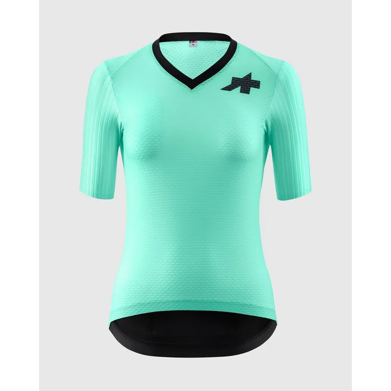 Maillot ASSOS DYORA RSV S11 Mujer manga corta Verde