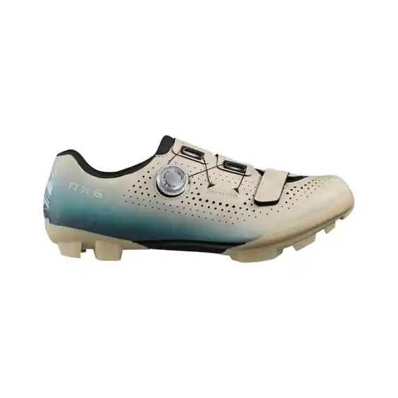 Zapatillas MTB SHIMANO RX600 Beige/Azul XC/Gravel