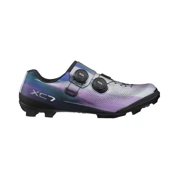 Zapatillas MTB SHIMANO XC703 Butterfly Plata/Violeta