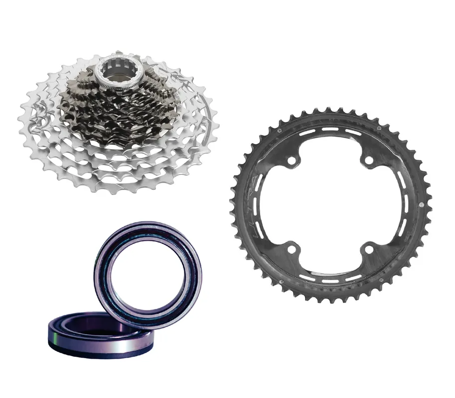 Cassette Titanio / Plato Carbono / Kit Rodamientos Cerámicos USB CAMPAGNOLO ULTRA
