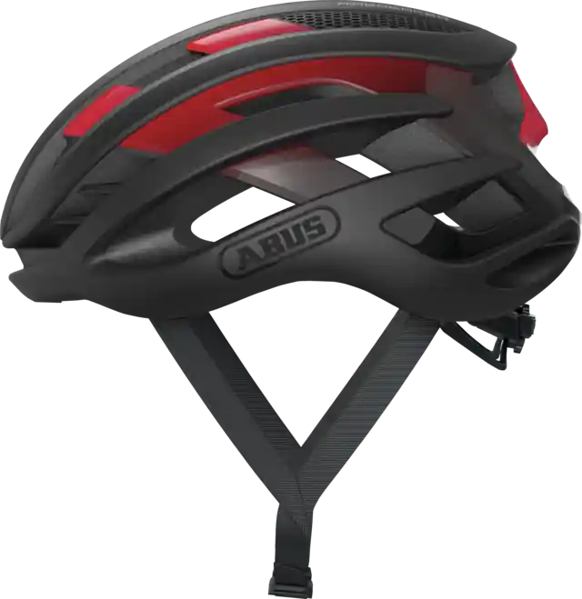 Casco de carretera ABUS AIRBREAKER Negro/Rojo