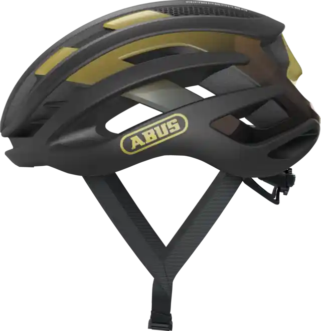 Casco de carretera ABUS AIRBREAKER Negro/Oro