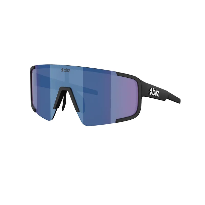 BLIZ P003 Negro Mate Azul Espejo Lente