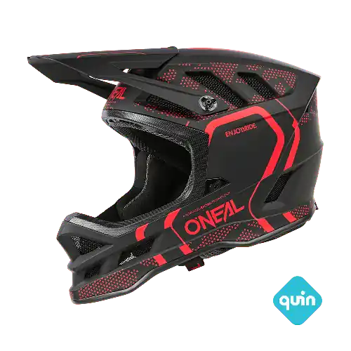 Casco MTB O'NEAL BLADE POLYACRYLITE STRIKE Negro/Rojo