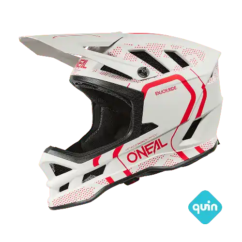 Casco MTB O'NEAL BLADE POLYACRYLITE STRIKE Blanco/Rojo