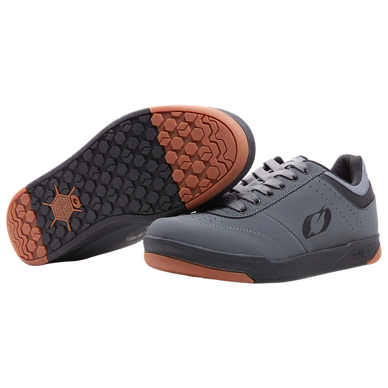 Zapatillas MTB O'NEAL PUMPS FLAT Gris/Negro