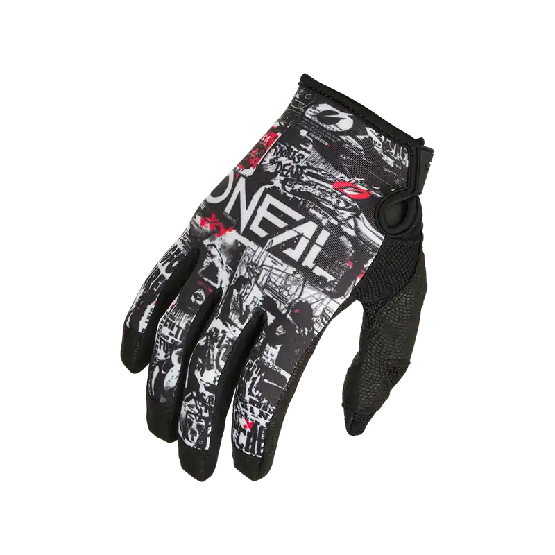 Guantes O'NEAL MAYHEM ATTACK Negro/Blanco