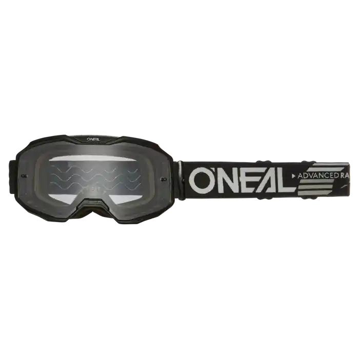 Máscara O'NEAL B-10 SOLID Negra Escudo Transparente