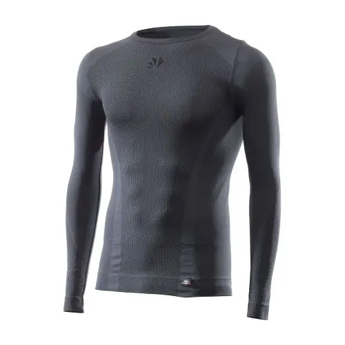 SIXS TS2 V2 Ropa interior de manga larga Gris/Negro