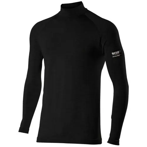SIXS TS3 MERINOS Ropa interior de manga larga Negro